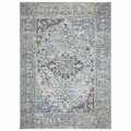 Esfera 7 x 9 ft. Valencia Rectangle Area Rug - Blue ES2848490